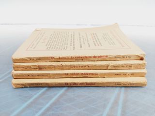 4 Libros Colección Universal. Calpe, 1920-1923.