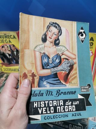 8 novelas Pulp, colección amarilla y colección azul