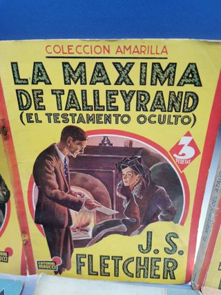 8 novelas Pulp, colección amarilla y colección azul