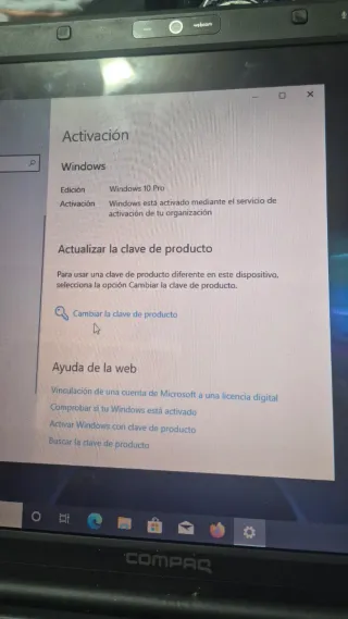 Portátil Compaq Windows 10 ĥ