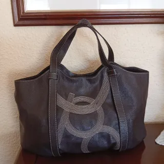 Bolso Piel Marrón Purificación García