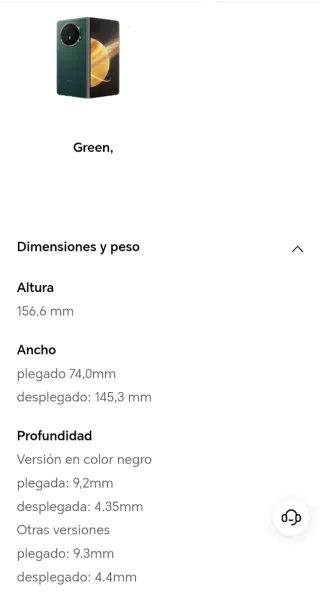 Honor Magic V3 verde