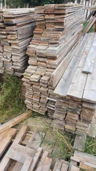 Tablones de madera rústica