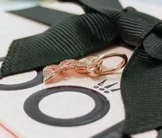 Charm Mariposa Colgante Oro Rosa 14 kt