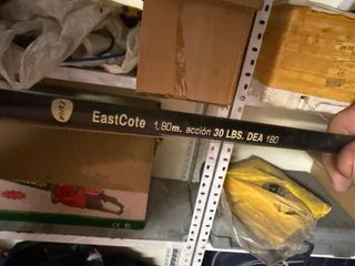 Caña de pescar con carrete