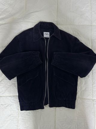 Chaqueta Harrington Pana Zara Negra