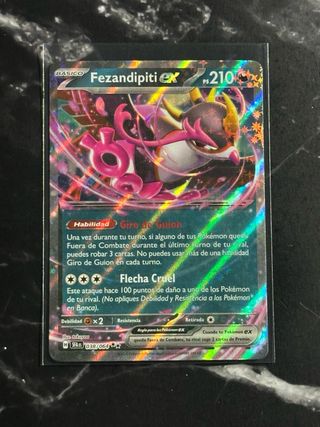 Carta Pokemon Fezandipiti ex (SFA 038)🇪🇸