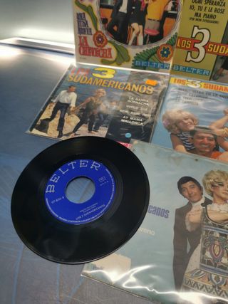 10 discos eps, 7”, LOS 3 SUDAMERICANOS buen estado, descatalogados