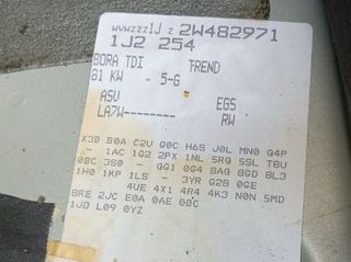 Llanta volkswagen 6jx15h2et38 bora 1.9 tdi 337198