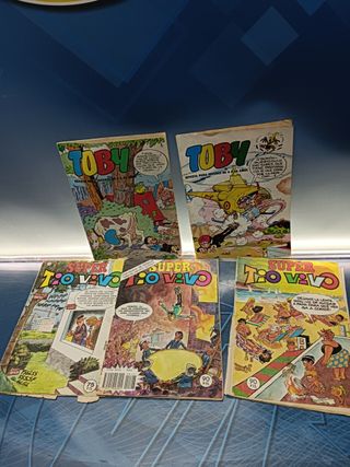 tebeos 5 comics, Super Tiovivo + Toby
