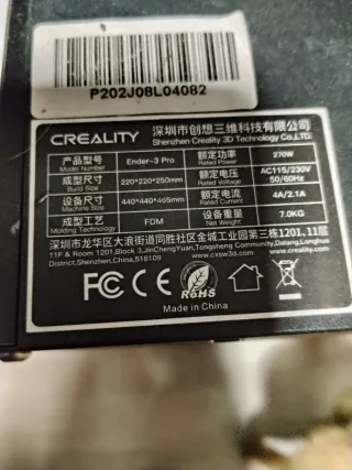 Impresora 3D Creality Ender + Filamento