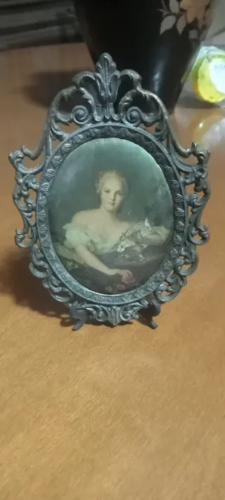 Lote 5 cuadros vintage con soporte