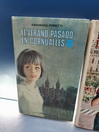 2 libros, buen estado, Annamaria FERRETTI-El verano pasado en Cornualles-Betty descubre la publicidad