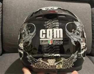 Casco Moto M Teschi + Ali