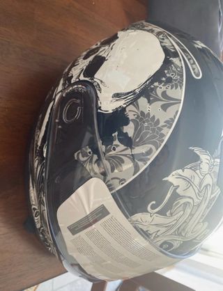 Casco Moto M Teschi + Ali