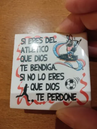 Imán Nevera Atlético de Madrid Frase