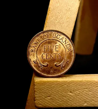 5 céntimos de Uganda, 1966