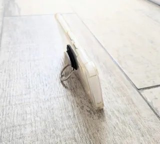 Funda móvil Google Pixel7A transparente con anillo