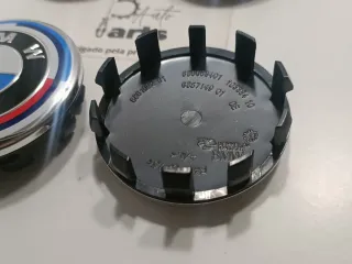 4x Centros de Roda BMW 50 Anos 56mm