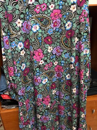 Abito chemisier floreale Shein Curve taglia XL