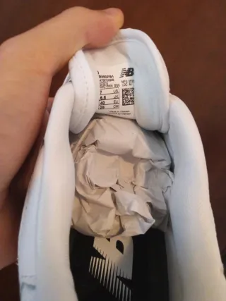 Zapatillas New Balance 550 Blanco/Gris Talla 37.5