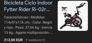 Bicicleta Ciclo Indoor Fytter Rider Ri-02r