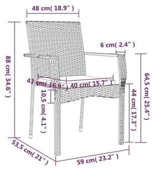 Sillas Comedor Ratan - 4 unidades