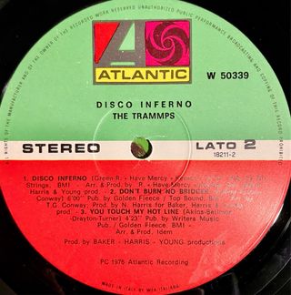 The Trammps - Disco Inferno LP