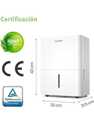 Deumidificatore COMFEE' 12L per umidità fino a 20 m2 / 50 m3