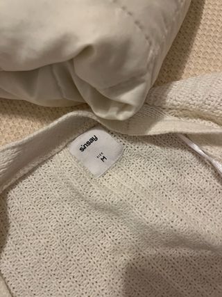 Cardigan bianco taglia unica