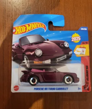 Hot Wheels Porsche 911 Turbo Cabriolet 2025