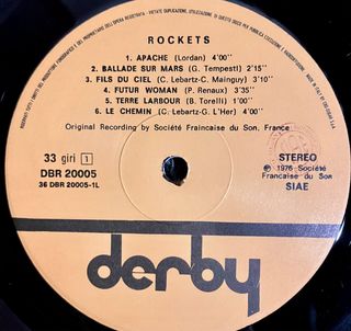Rockets - Rockets (LP 1a Stampa)