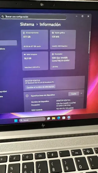 HP Elitebook 640 G9 Pantalla Táctil