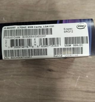 Intel Core i5-9600KF - Procesador 3.70G