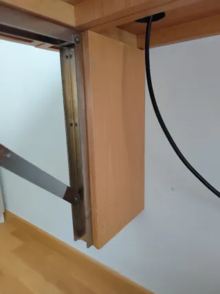 Mesa escritorio plegable madera