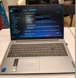 Portátil Lenovo Plata