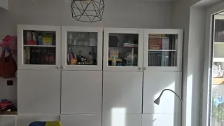 Módulos BESTA IKEA blancos