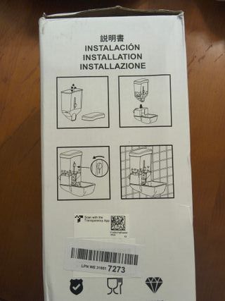 Dispensatore Automatico di Cibo per Animali TOKAYIFE 800ml, Regolabile Senza Corrente per Gabbie