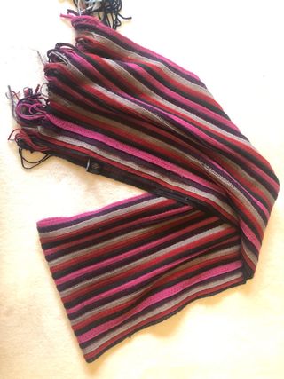 Lote 6 bufandas unisex algodón y acrílico