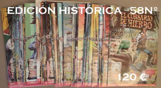 COLECCIÓN COMPLETA DE COMICS EL CORSARIO DE HIERRO