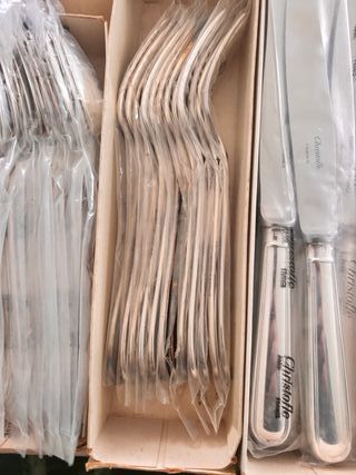 Christofle Albi lotto di 72 posate nuove