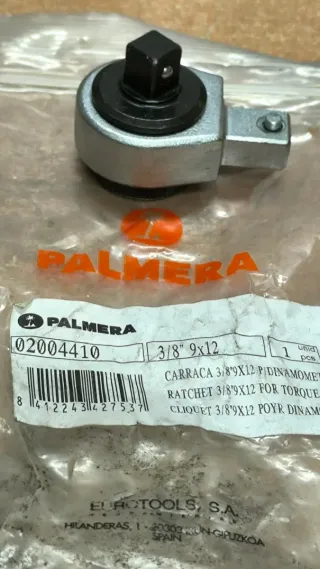 Cabezales Carraca Palmera 3/8 y 1/2