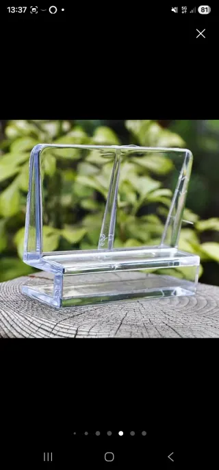 Soporte Acrílico Transparente para Acuario 5mm