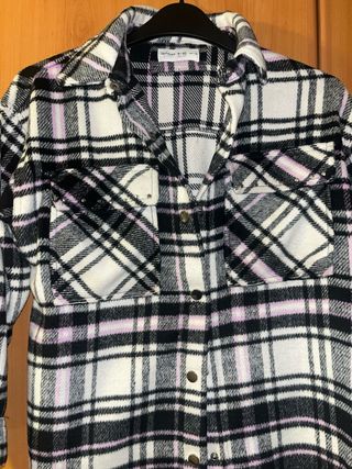 Sobrecamisa cuadros niña Lefties Talla 9/10.