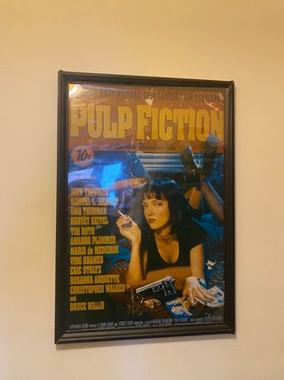 REGALO MARCO + Póster Pulp Fiction - Q. Tarantino