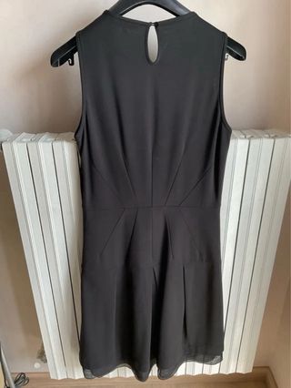 Vestito CONBIPEL nero elegante smanicato