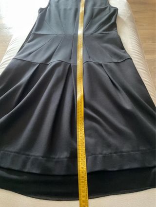 Vestito CONBIPEL nero elegante smanicato