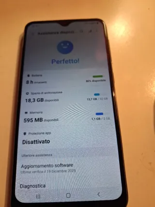 Samsung Galaxy Dual SIM blu Batteria buona