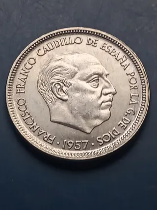 50 Pesetas 1957 *58