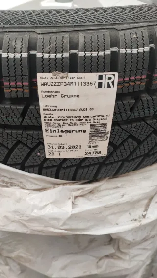Llantas Audi 19 Nuevas con neumático de invierno.